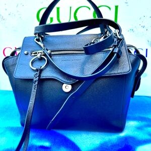 REBECCA MINKOFF Gabby Black Crossbody Satchel